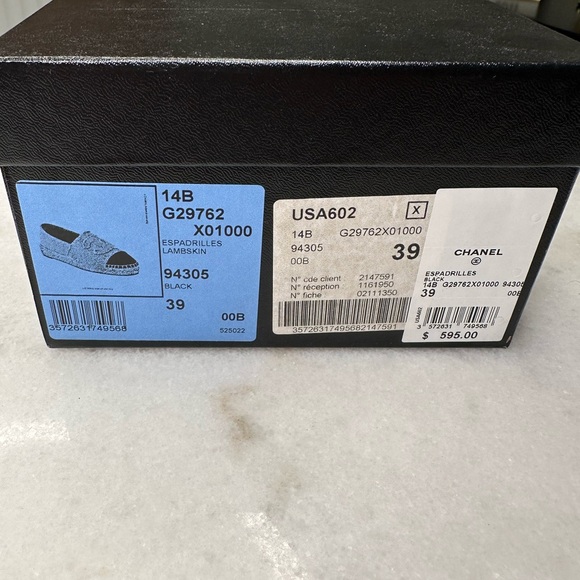 Chanel leather espadrilles size 39 - Picture 7 of 7